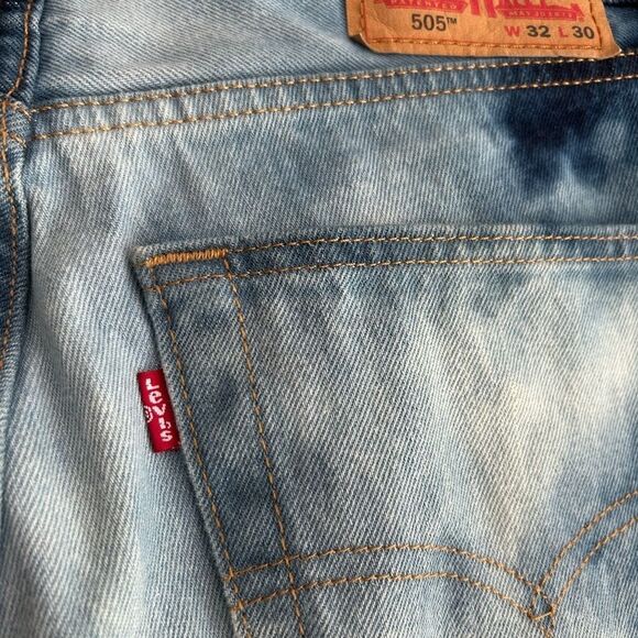 Levi’s 505 REGULAR FIT MEN'S JEANS 32x30 - Picture 11 of 15